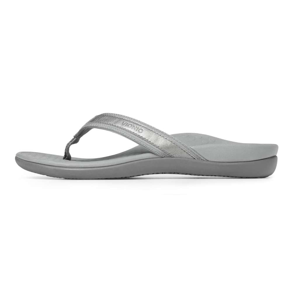 Islander Toe Post Sandal - Pewter