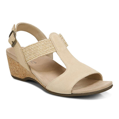 Kaytie Wedge Sandal - Semolina