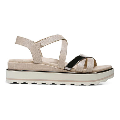 Kellyn Flatform Sandal - Moonlight Linen