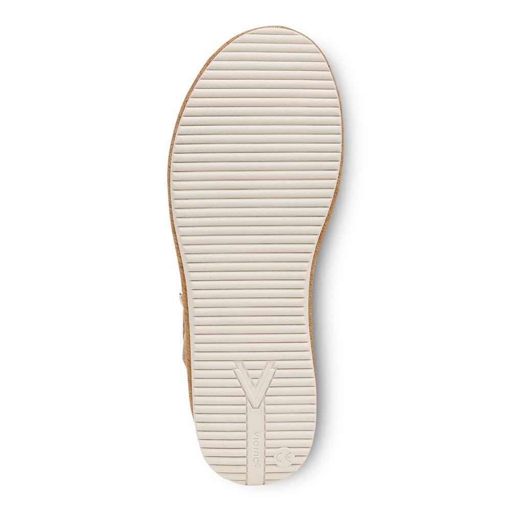 Mar Platform Sandal - Camel/Gold