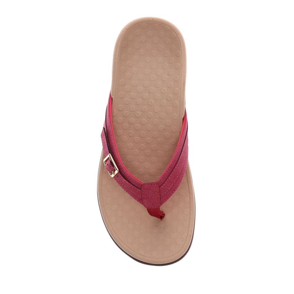 Patty Toe Post Sandal - Red