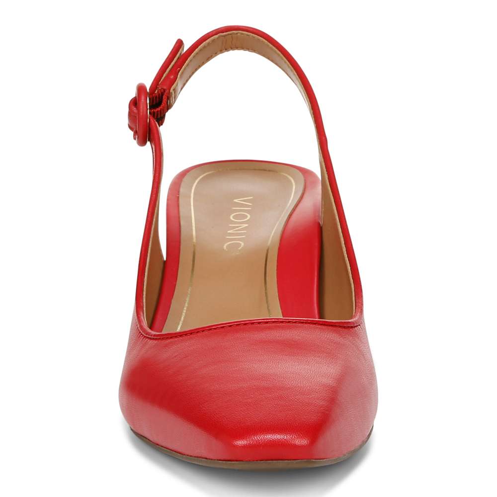 Perris Slingback Heel - Red