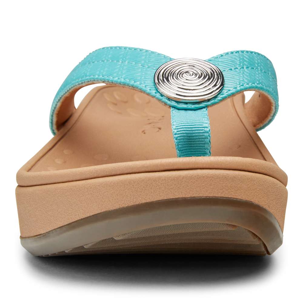 Pilar Platform Sandal - Teal