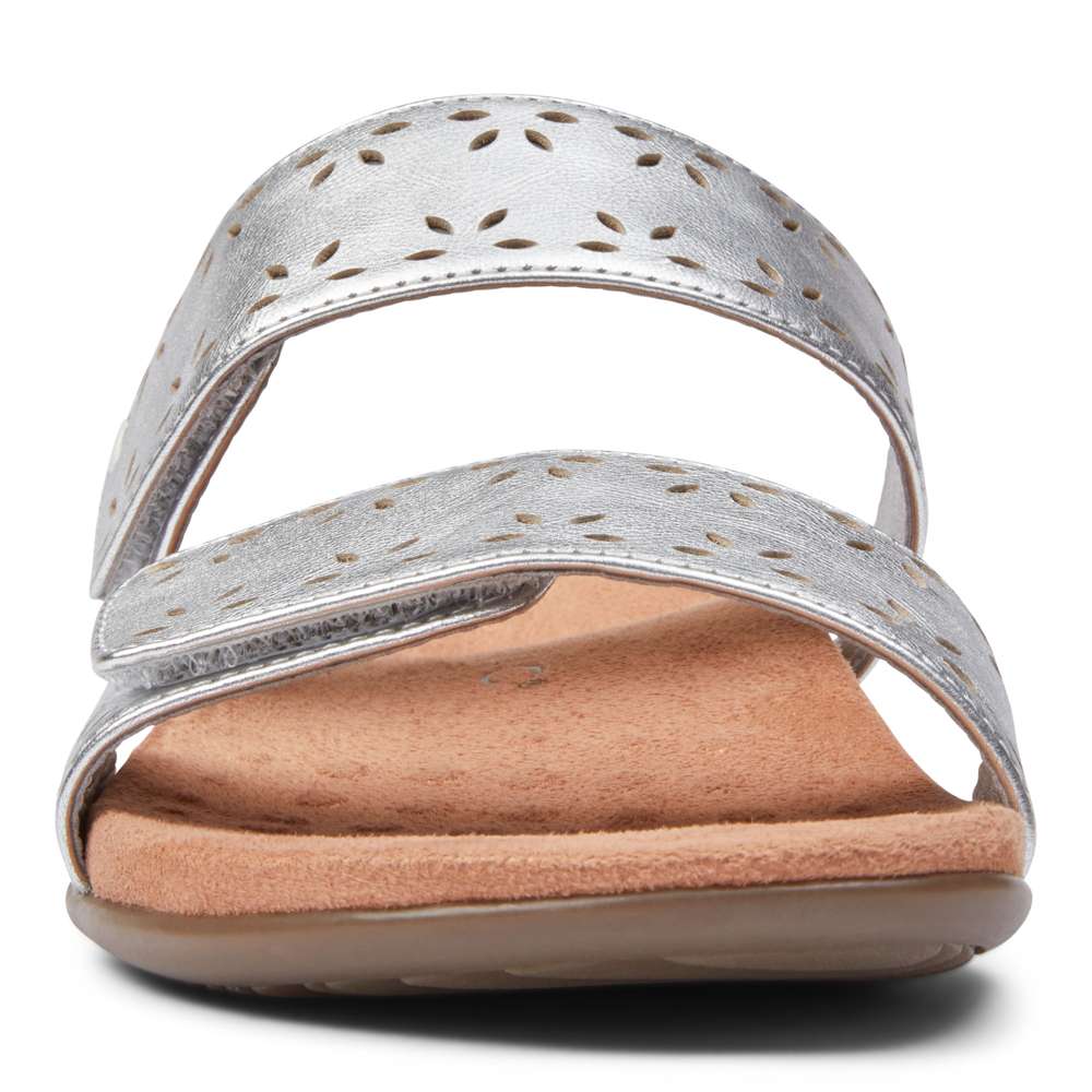 Randi Slide Sandal - Silver