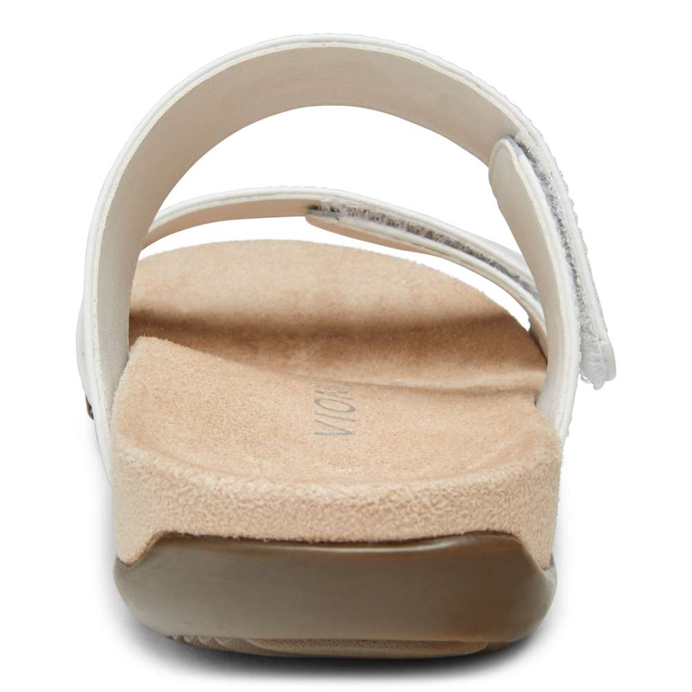 Randi Slide Sandal - White