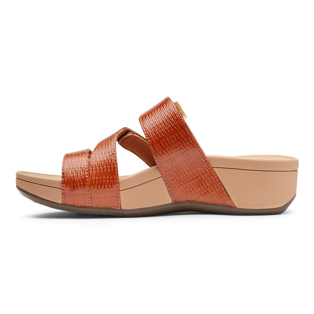 Rio Platform Sandal - Brown Woven