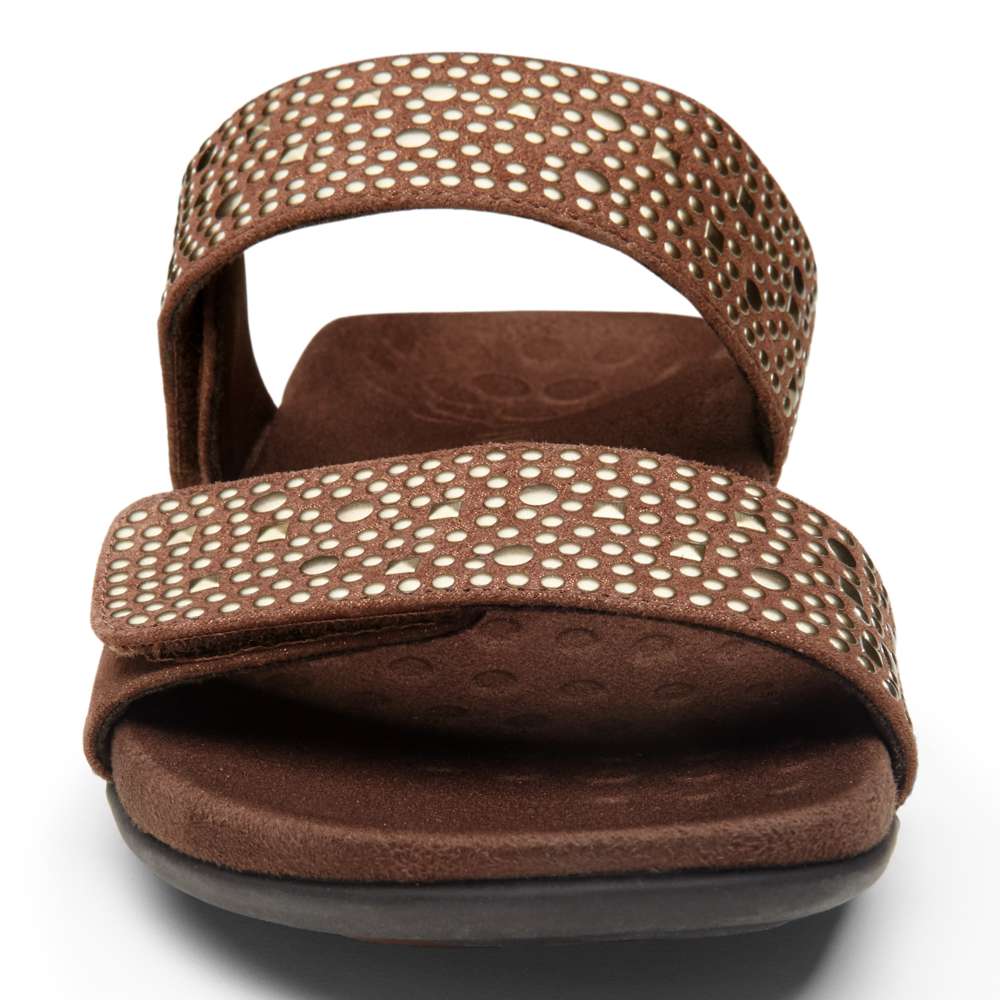Samoa Slide Sandal - Bronze