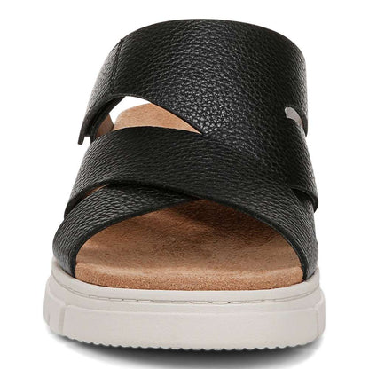 Uptown Sunset Wedge - Black Tumbled