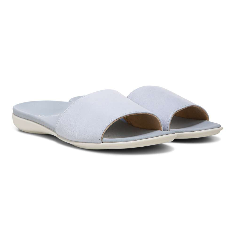 Val Slide Sandal - Blue Haze