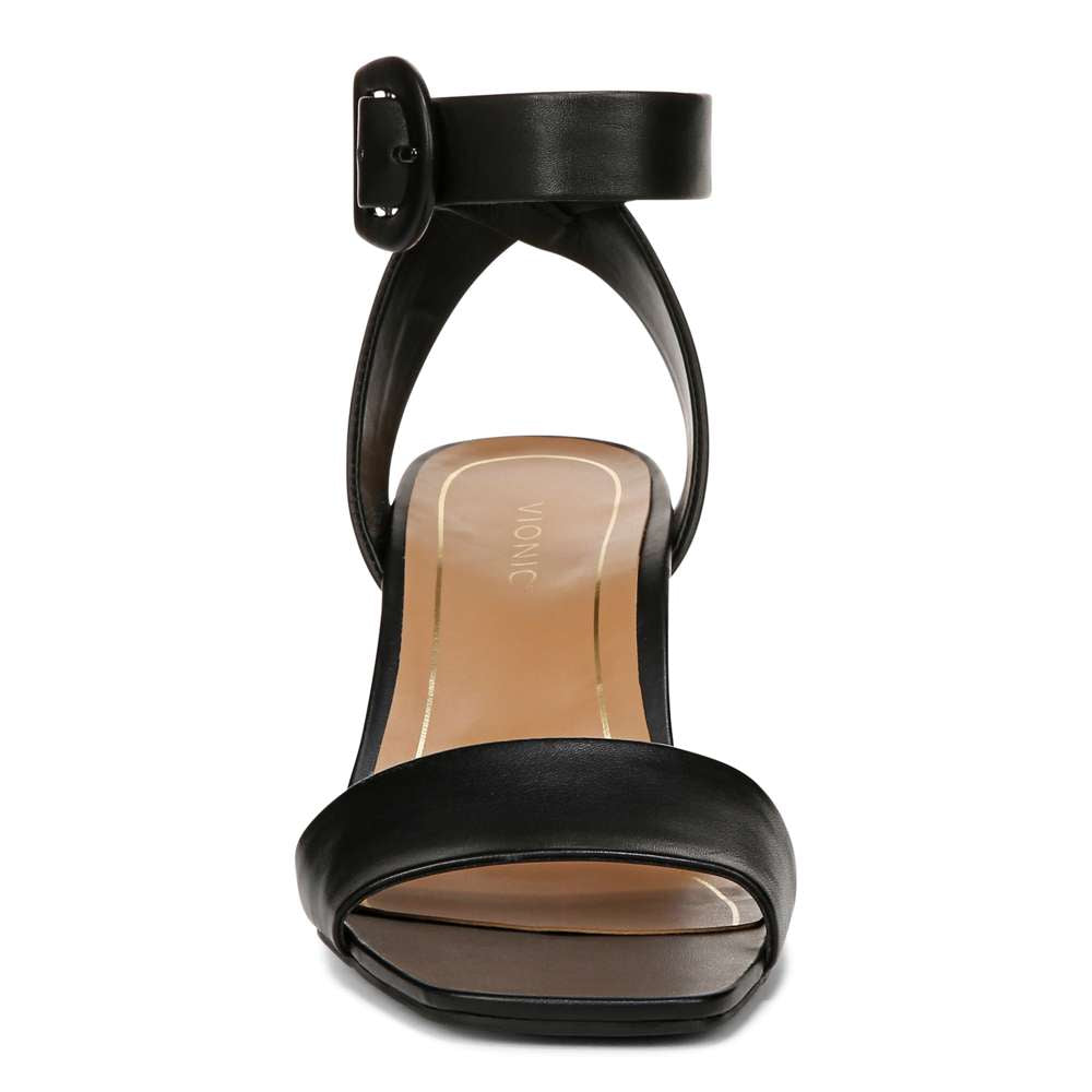 Zinfandel Block Heel Sandal - Black