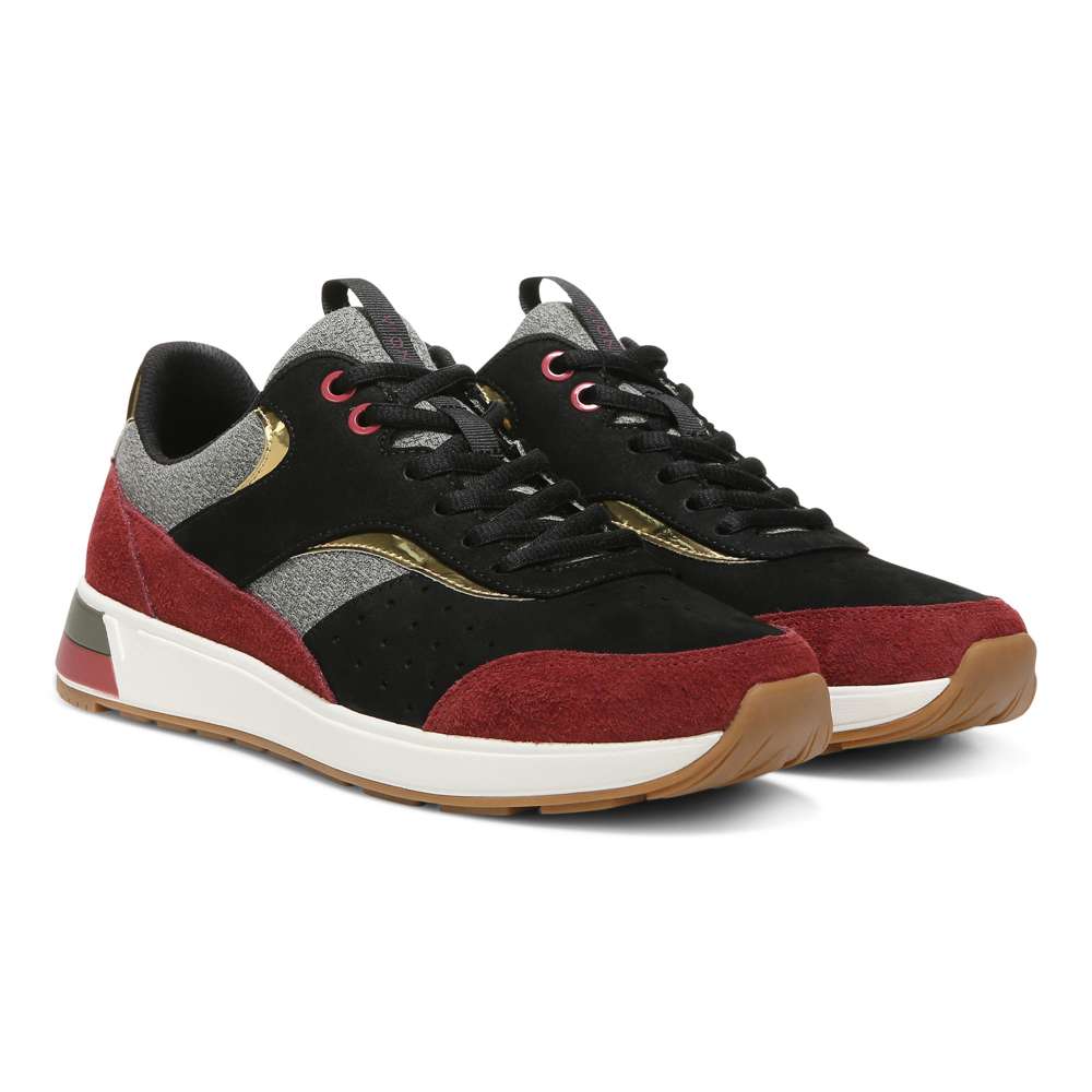 Nova Casual Sneaker - Black/Shiraz