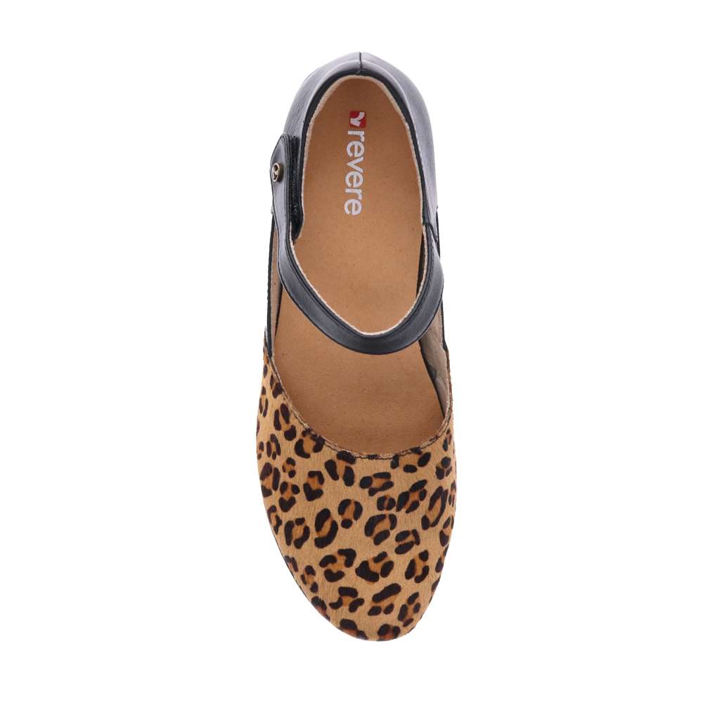 Osaka Mary-Jane - Black/Leopard
