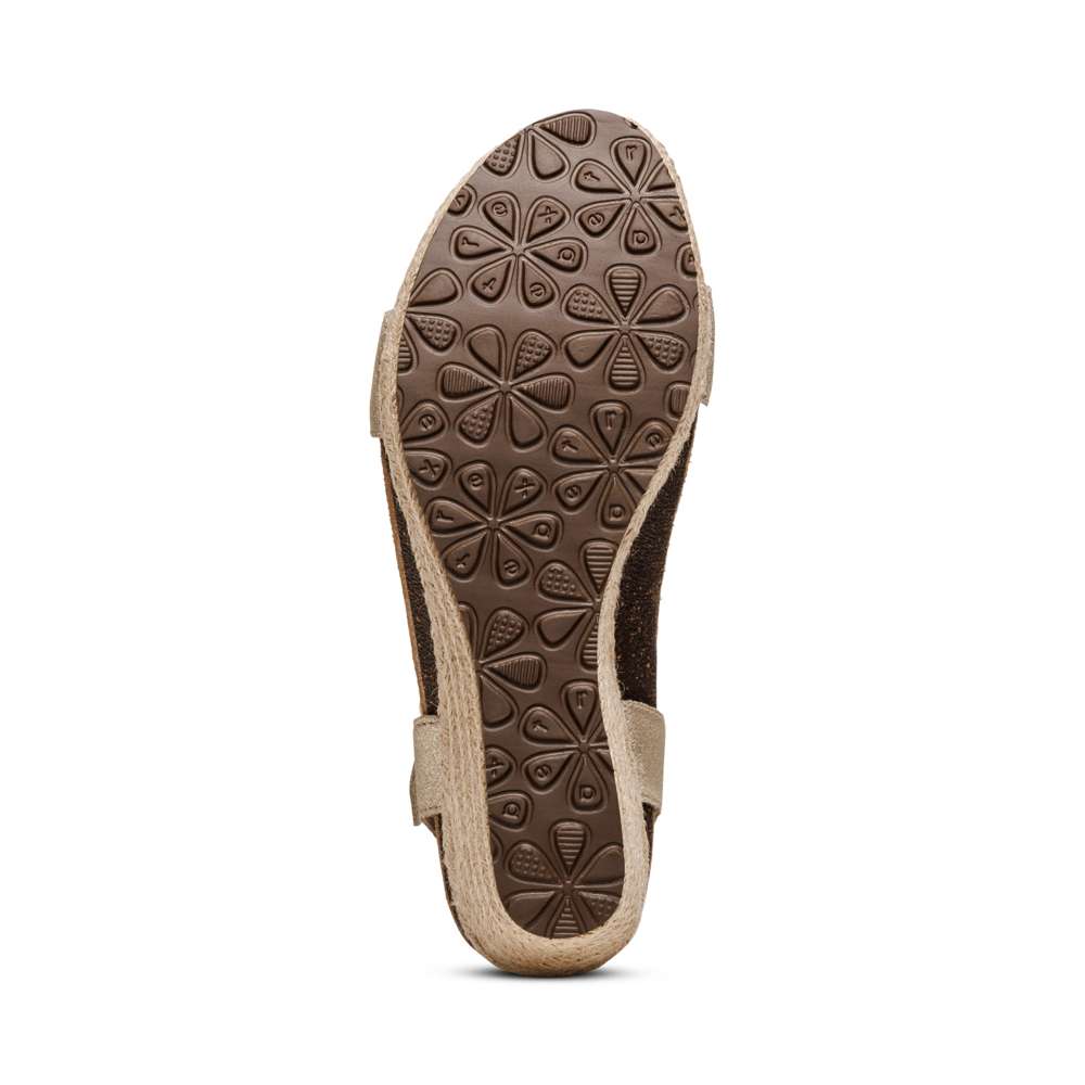 Sydney Espadrille Wedge - Champagne